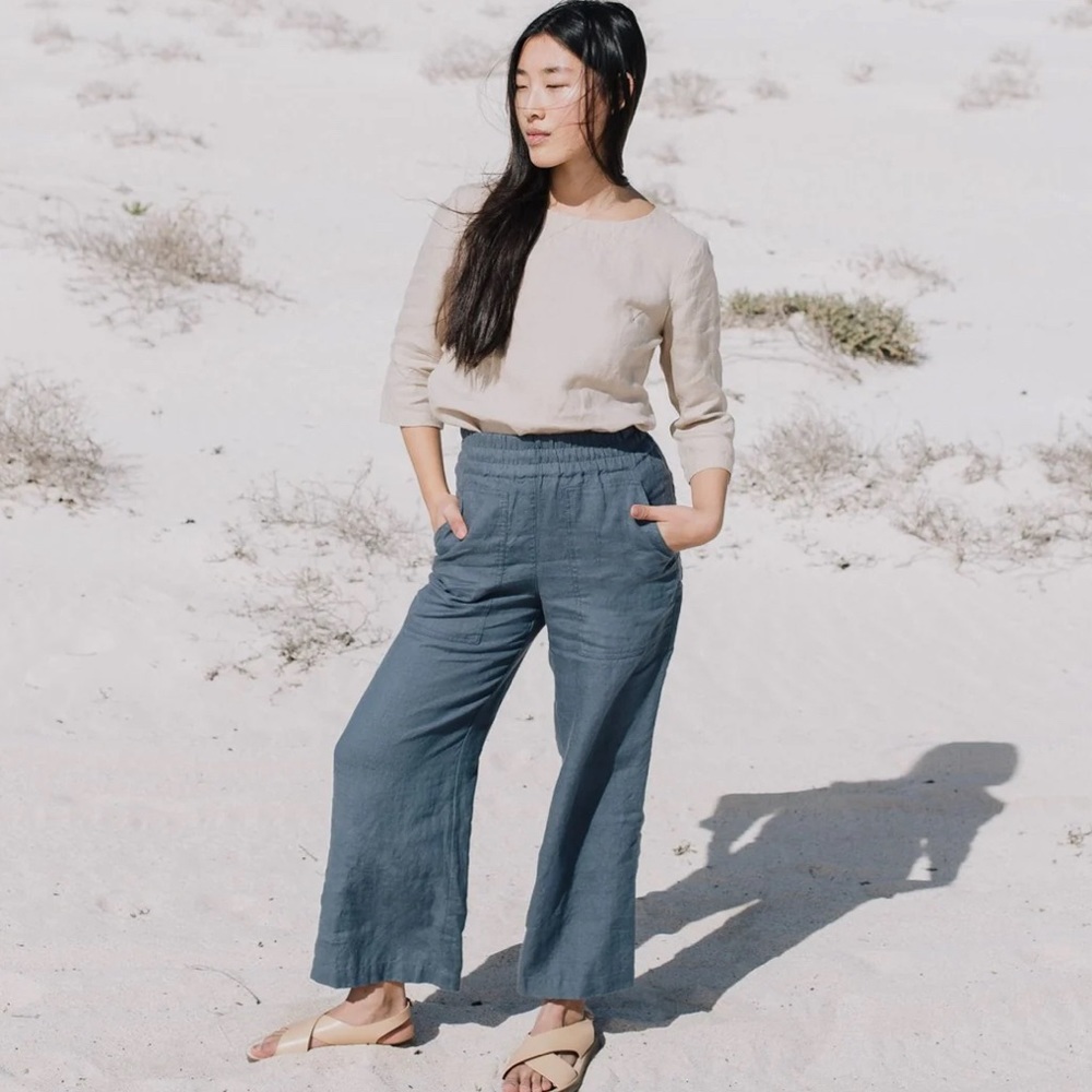 Not perfect linen Puglia pants